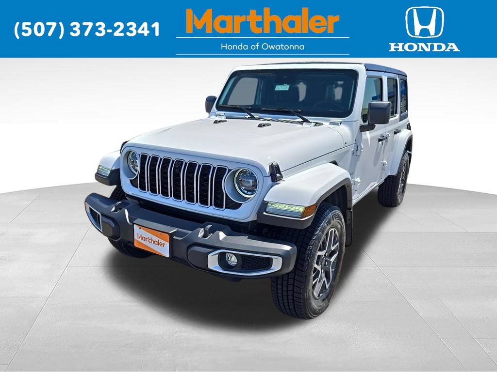 Used 2024 Jeep Wrangler Unlimited Sahara w/ Technology Group AWD/4WD video 1