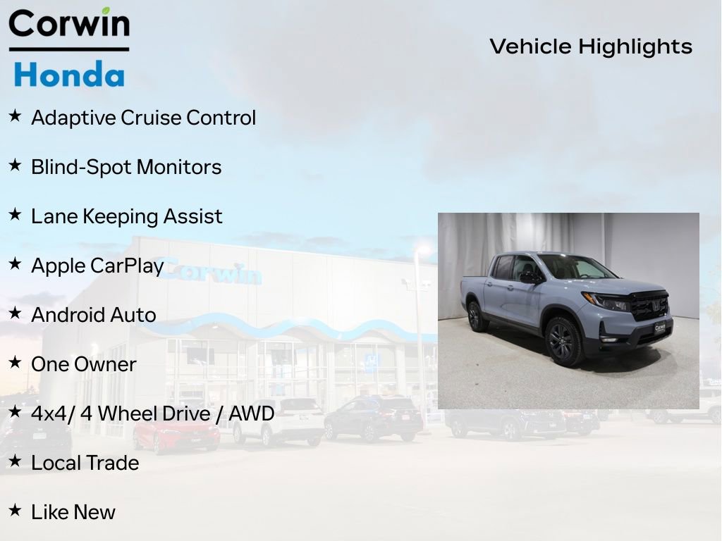 Used 2025 Honda Ridgeline Sport image 8