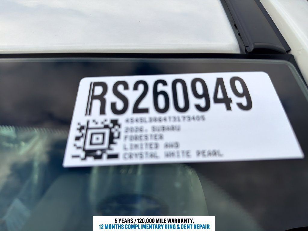 New 2026 Subaru Forester Limited AWD/4WD image 12