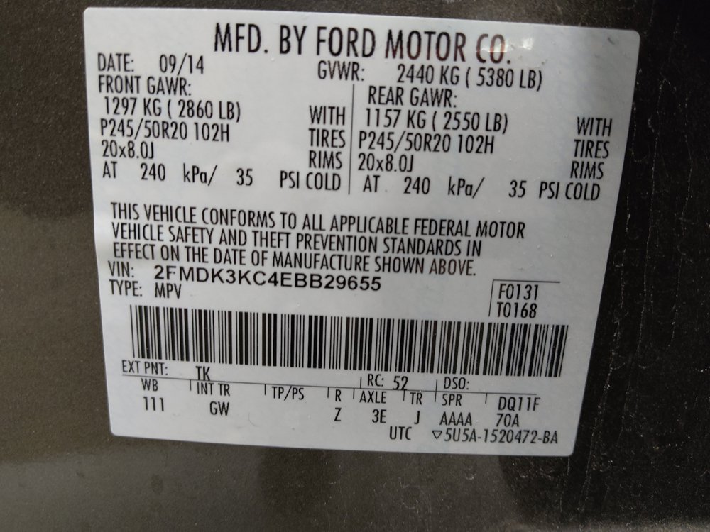 Used 2014 Ford Edge Limited w/ Driver Entry Package FWD image 33