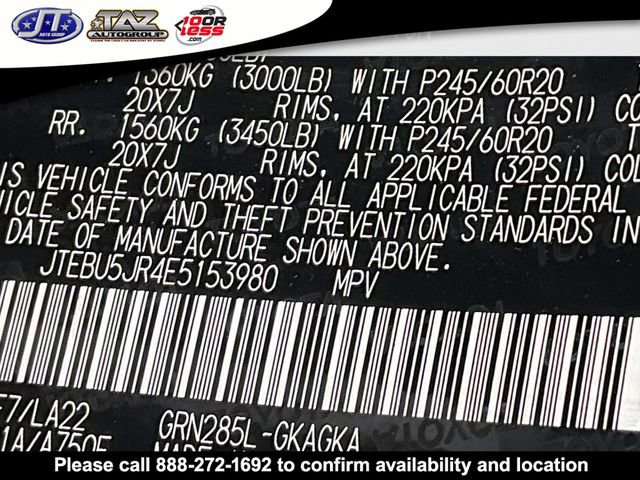 Used 2014 Toyota 4Runner Limited AWD/4WD image 21