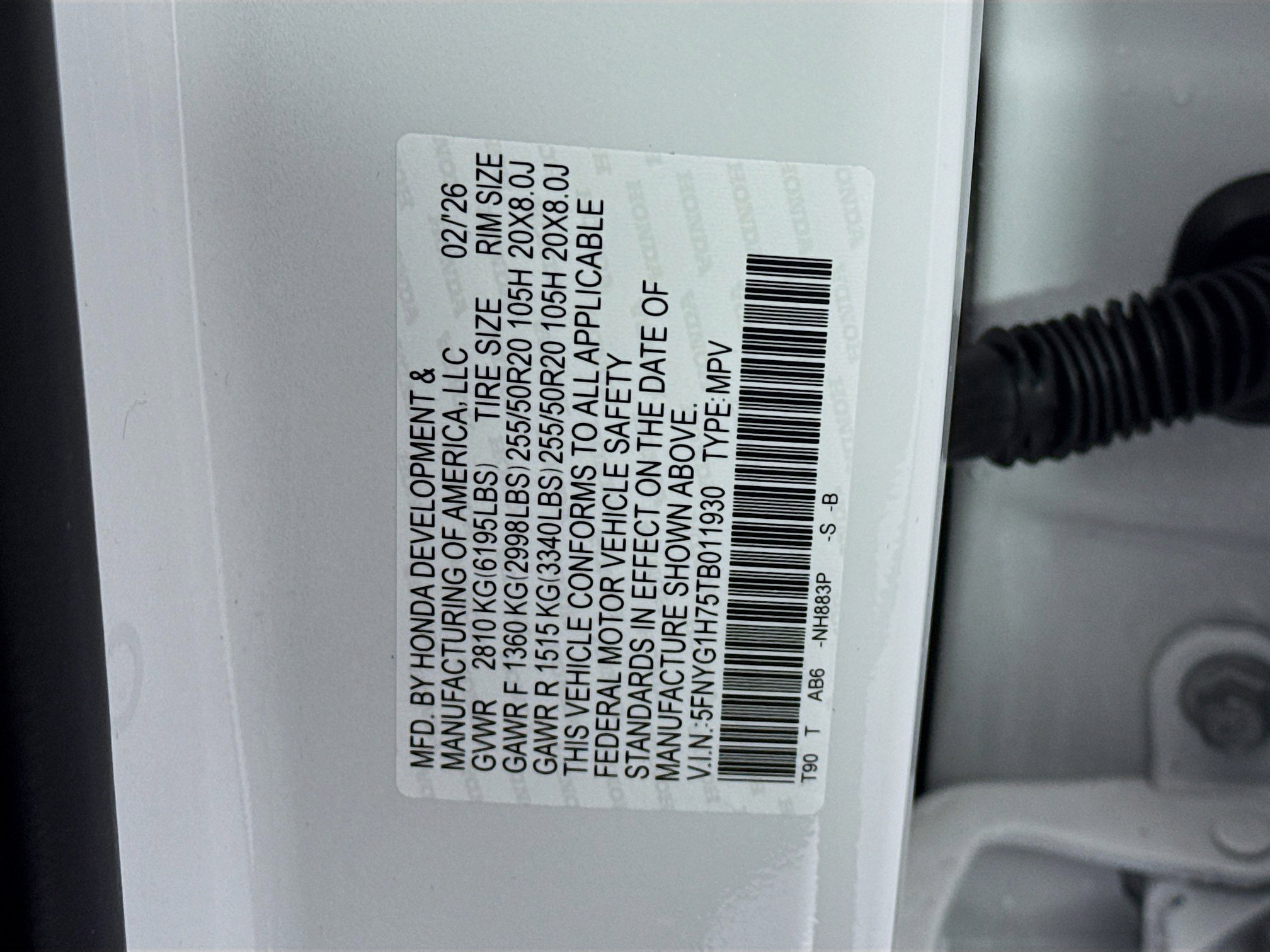 New 2026 Honda Pilot Touring image 35