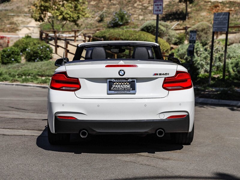 Used 2019 BMW M240i Convertible w/ Premium Package RWD image 4