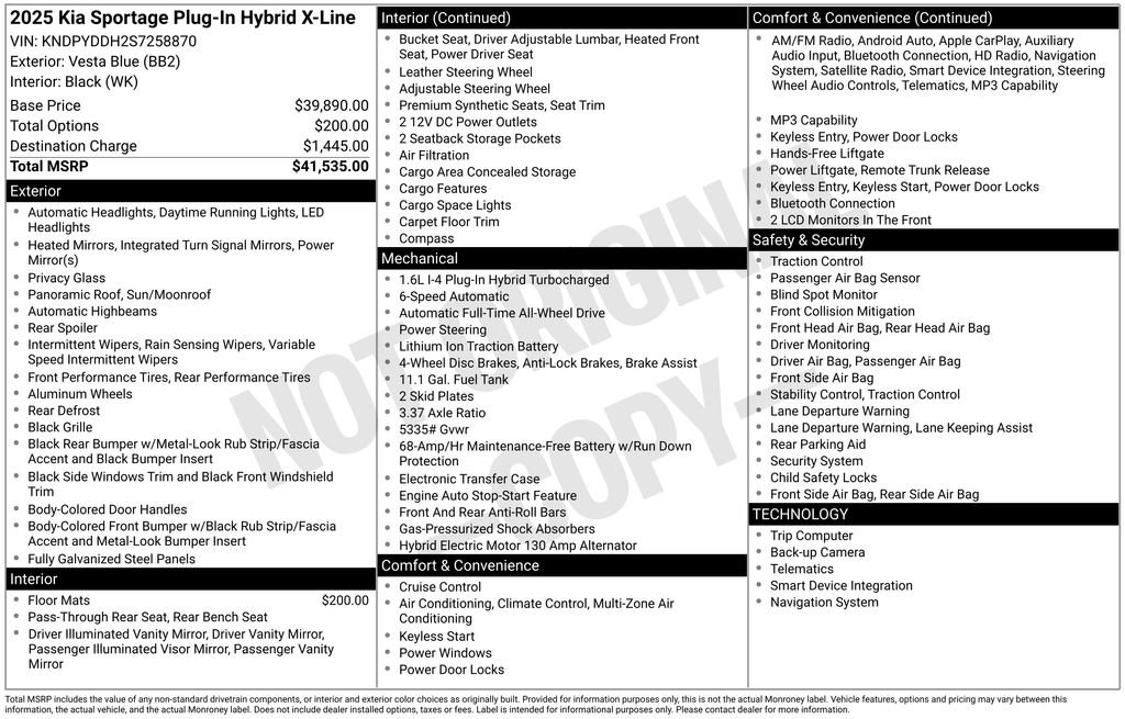 New 2025 Kia Sportage X-Line image 32