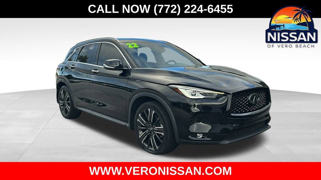 Used 2022 INFINITI QX50 Luxe w/ Appearance Package