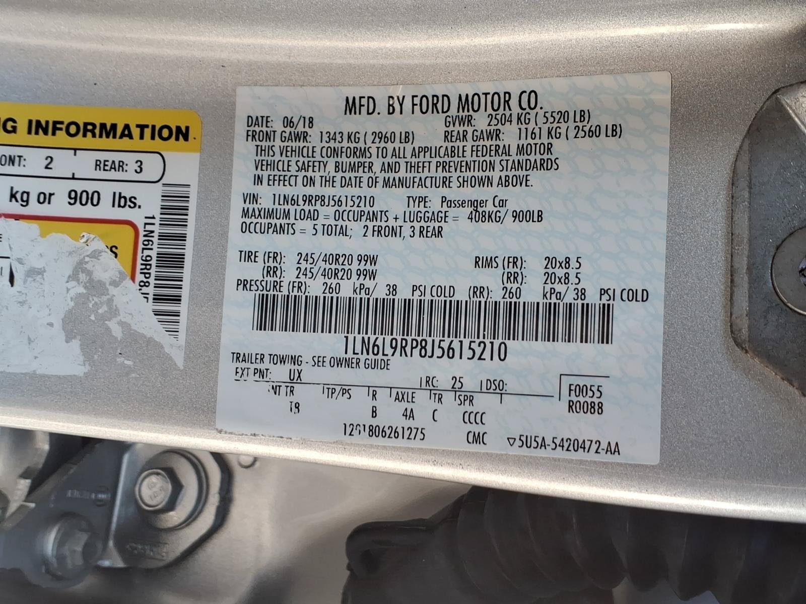 Used 2018 Lincoln Continental Reserve FWD image 29