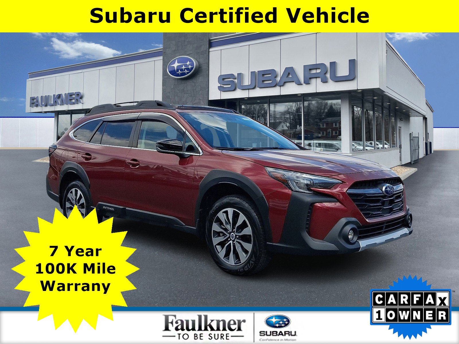 Certified 2023 Subaru Outback Limited AWD/4WD image 1