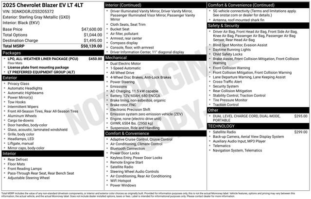 New 2025 Chevrolet Blazer EV LT image 6