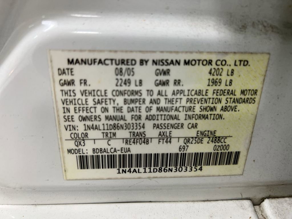 Used 2006 Nissan Altima 2.5 S image 27