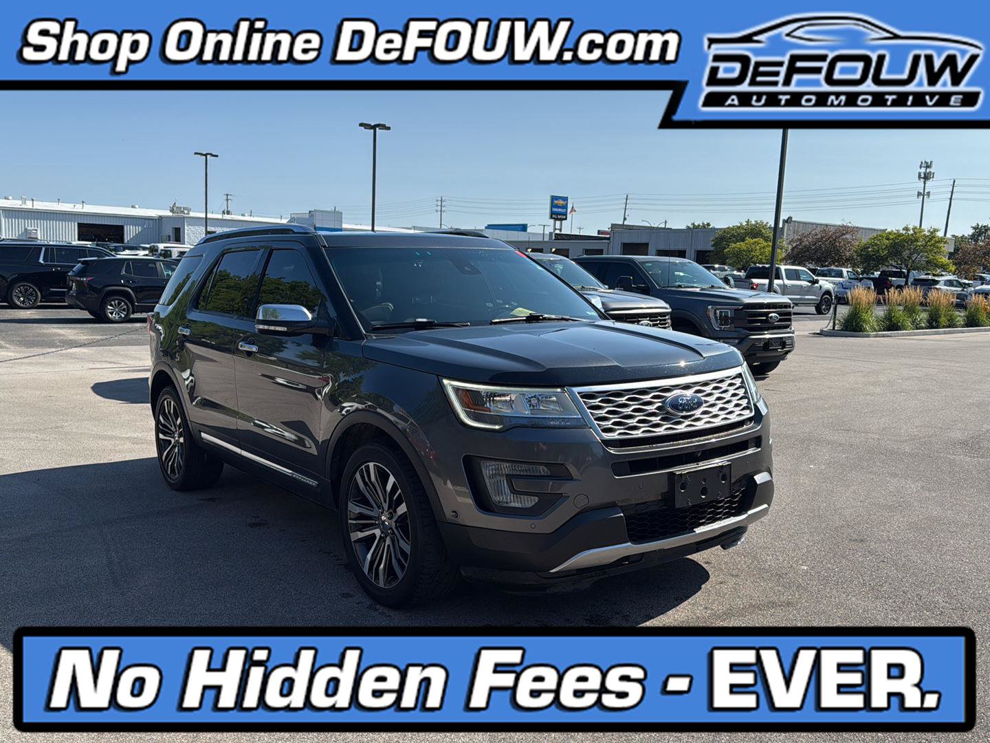 Used 2017 Ford Explorer Platinum