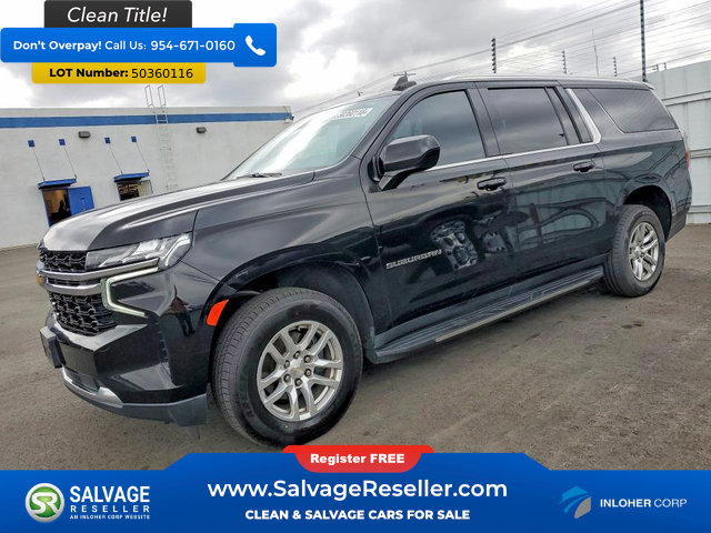 Used 2021 Chevrolet Suburban LS RWD image 1