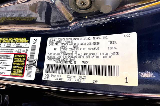 Certified 2026 Toyota Tundra Limited w/ Power Package AWD/4WD image 34