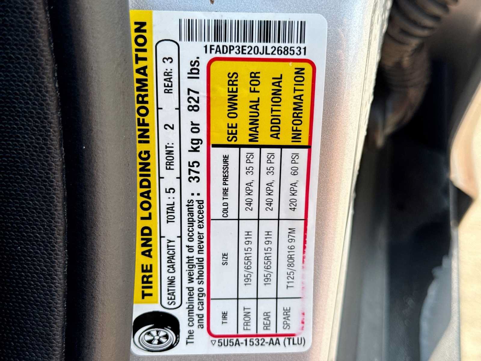 Used 2018 Ford Focus S FWD image 34