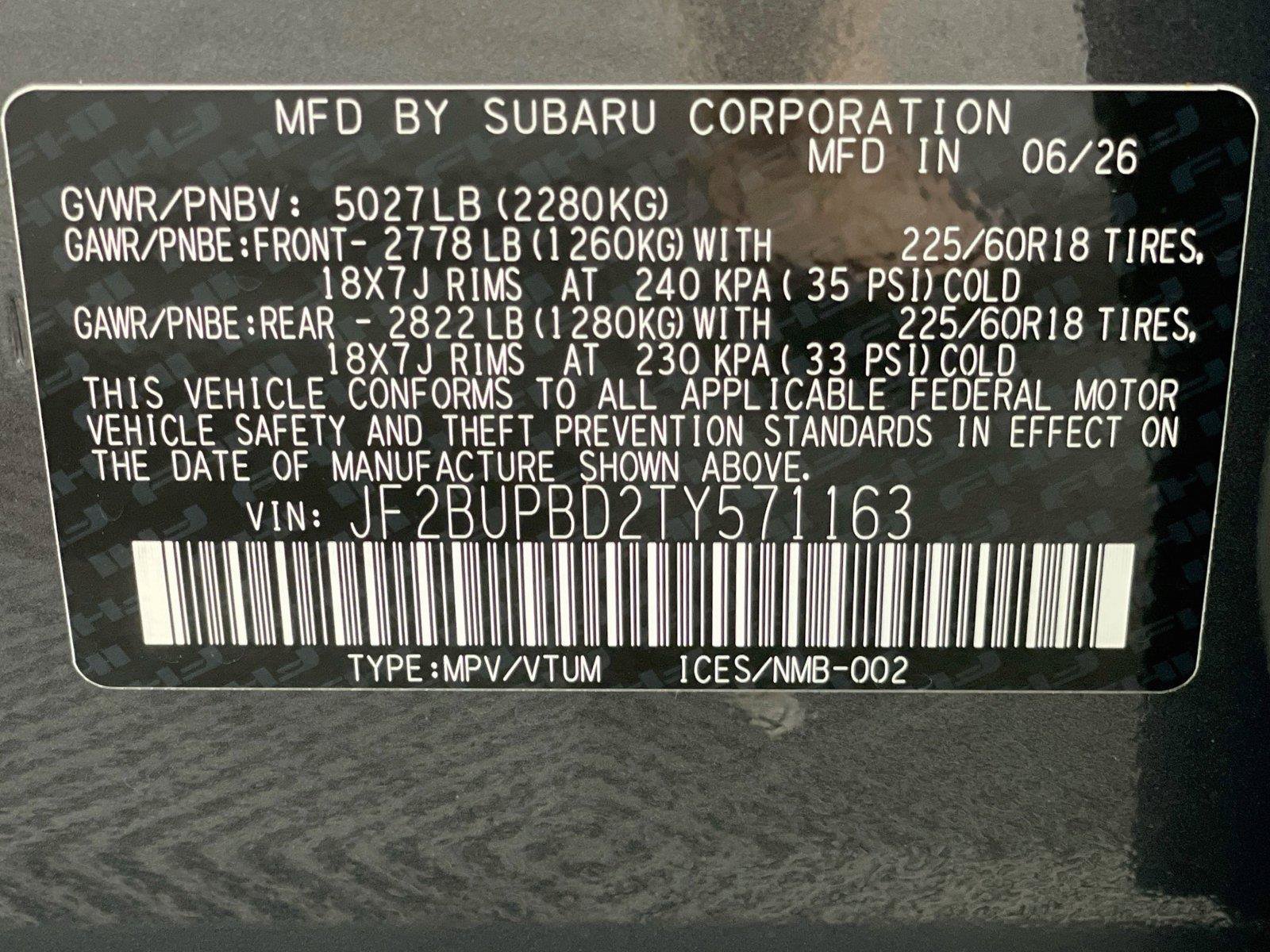 New 2026 Subaru Outback Premium AWD/4WD image 25