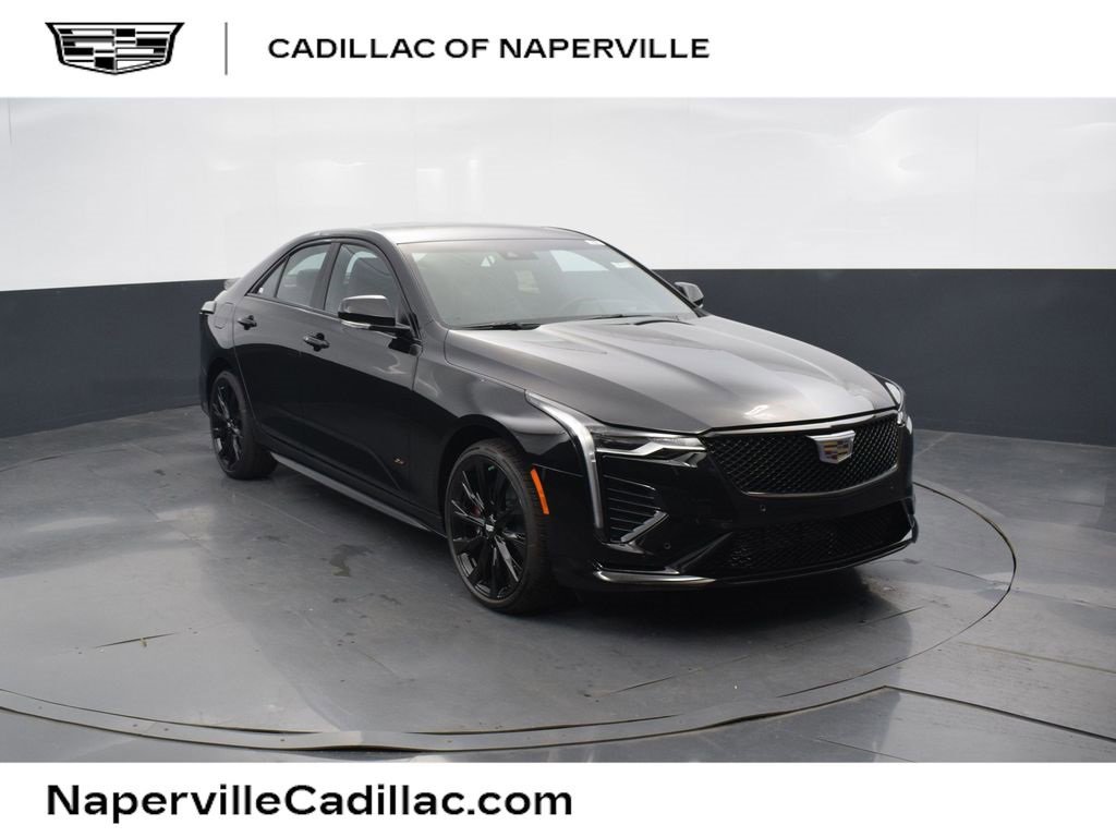 New 2025 Cadillac CT4 V w/ LPO, ONYX Package image 1