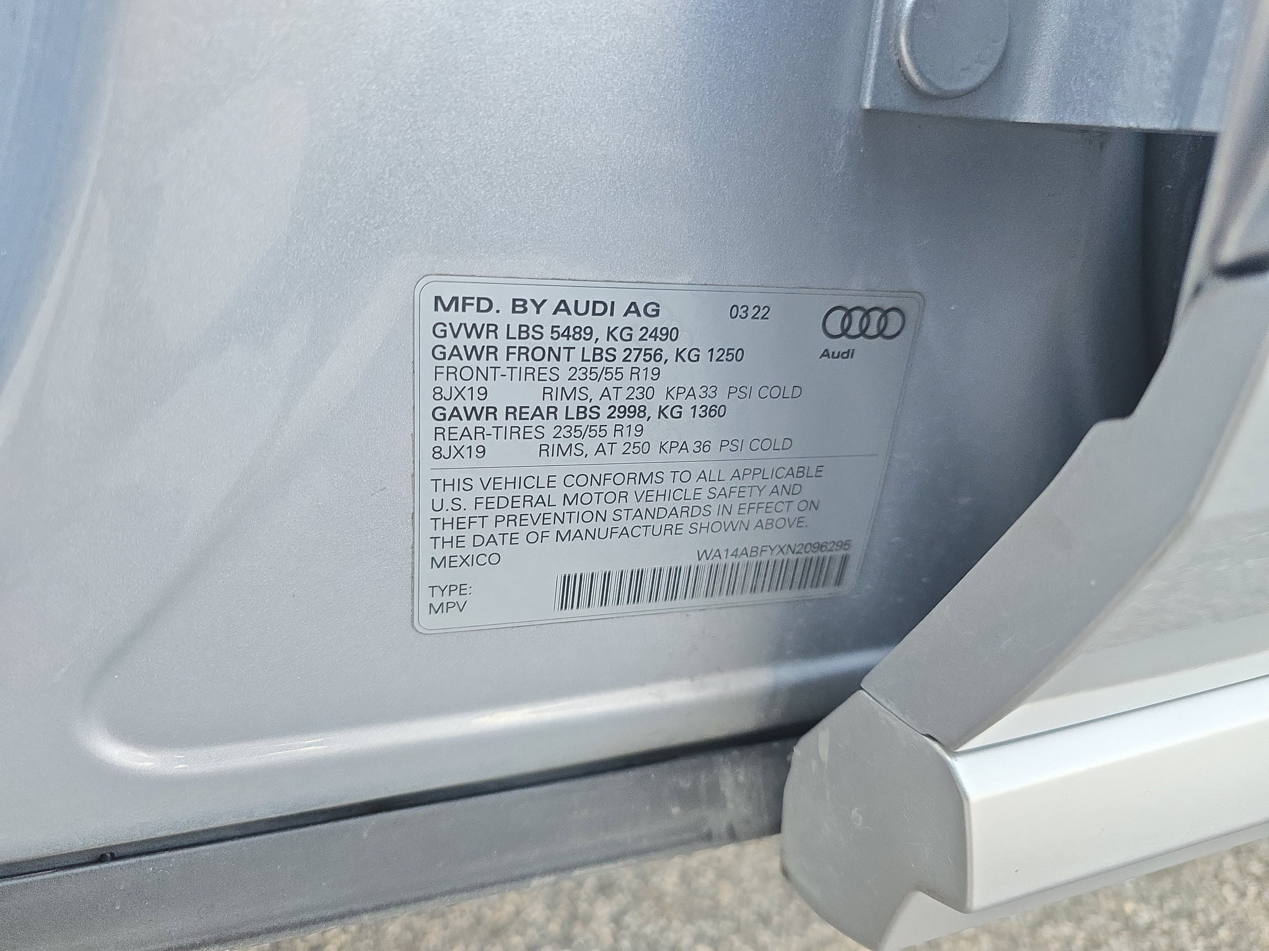 Certified 2022 Audi Q5 2.0T Premium w/ Convenience Package image 34