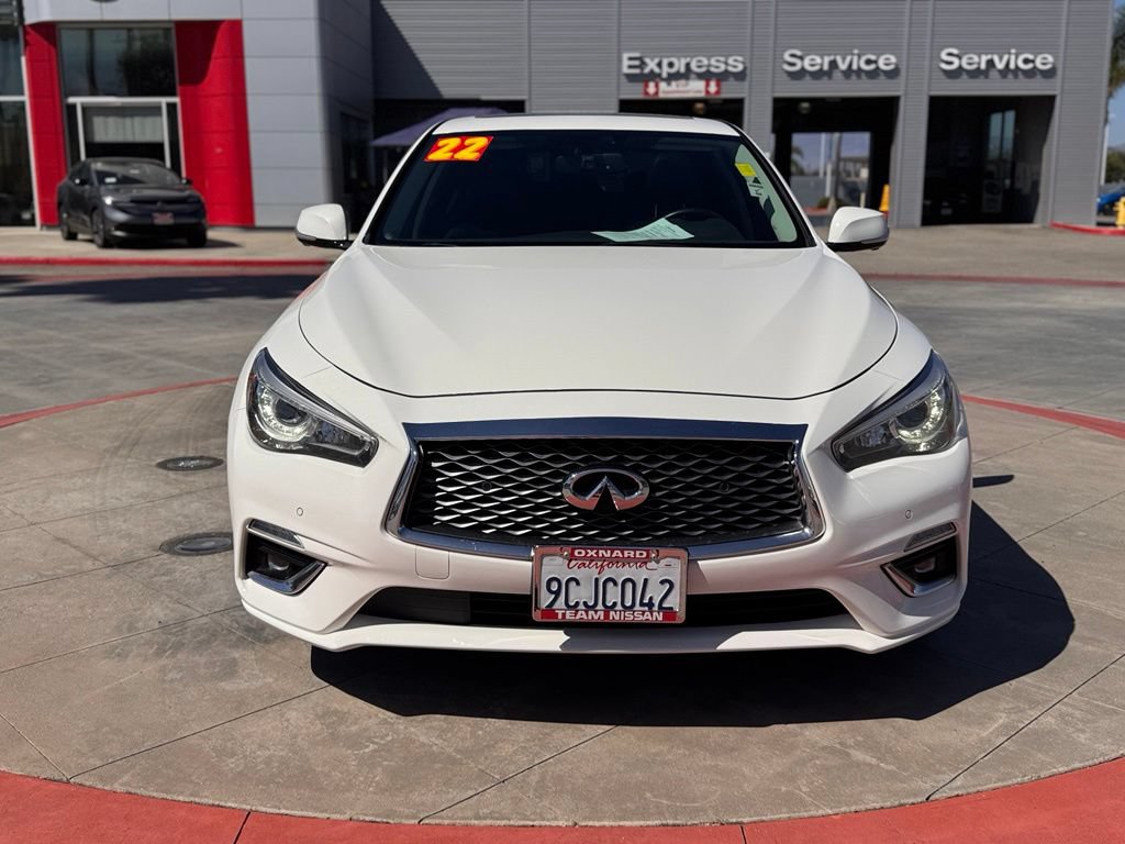 Used 2022 INFINITI Q50 Luxe w/ Cargo Package RWD video 3