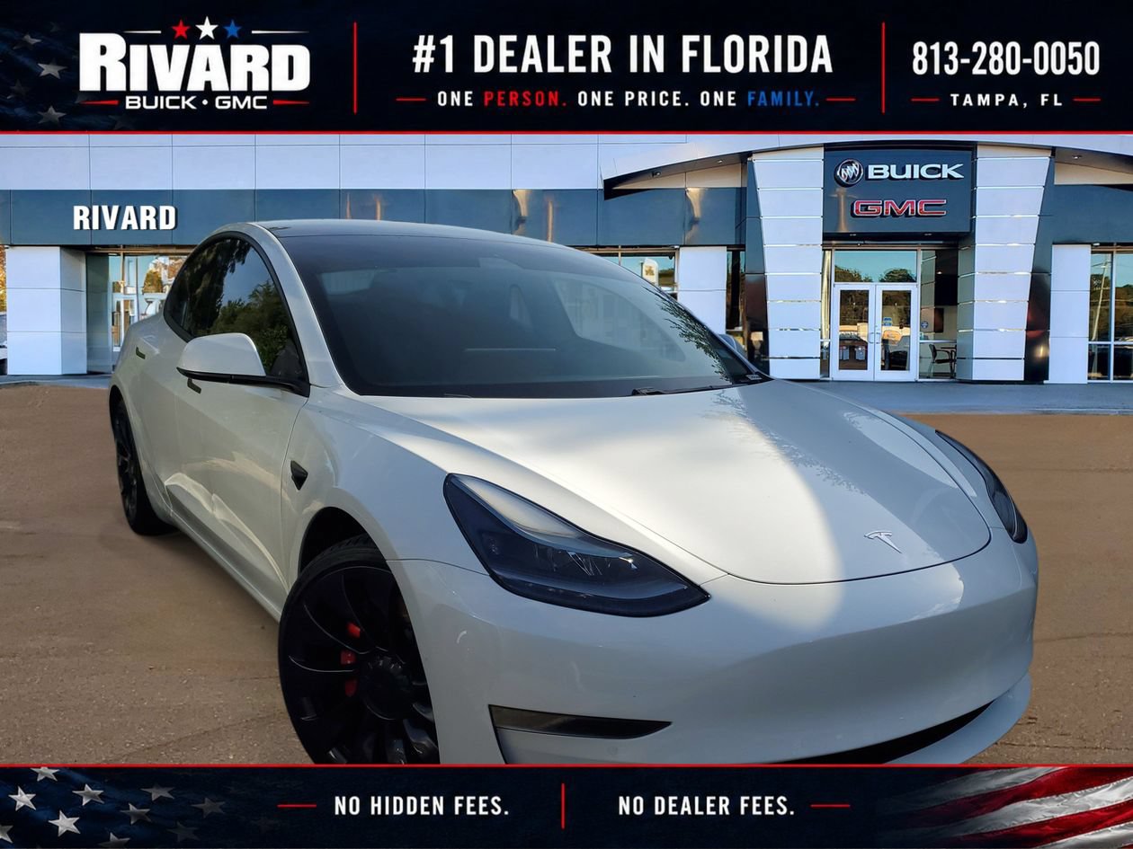 Used 2021 Tesla Model 3 Performance AWD/4WD image 1