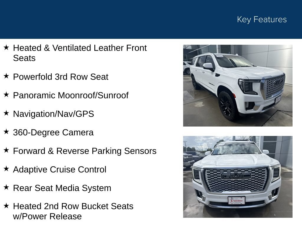 Used 2023 GMC Yukon XL Denali w/ Denali Reserve Package RWD image 40
