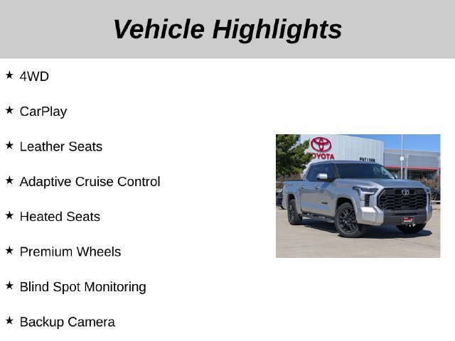 Used 2024 Toyota Tundra SR5 w/ TRD Sport Premium Package AWD/4WD image 5