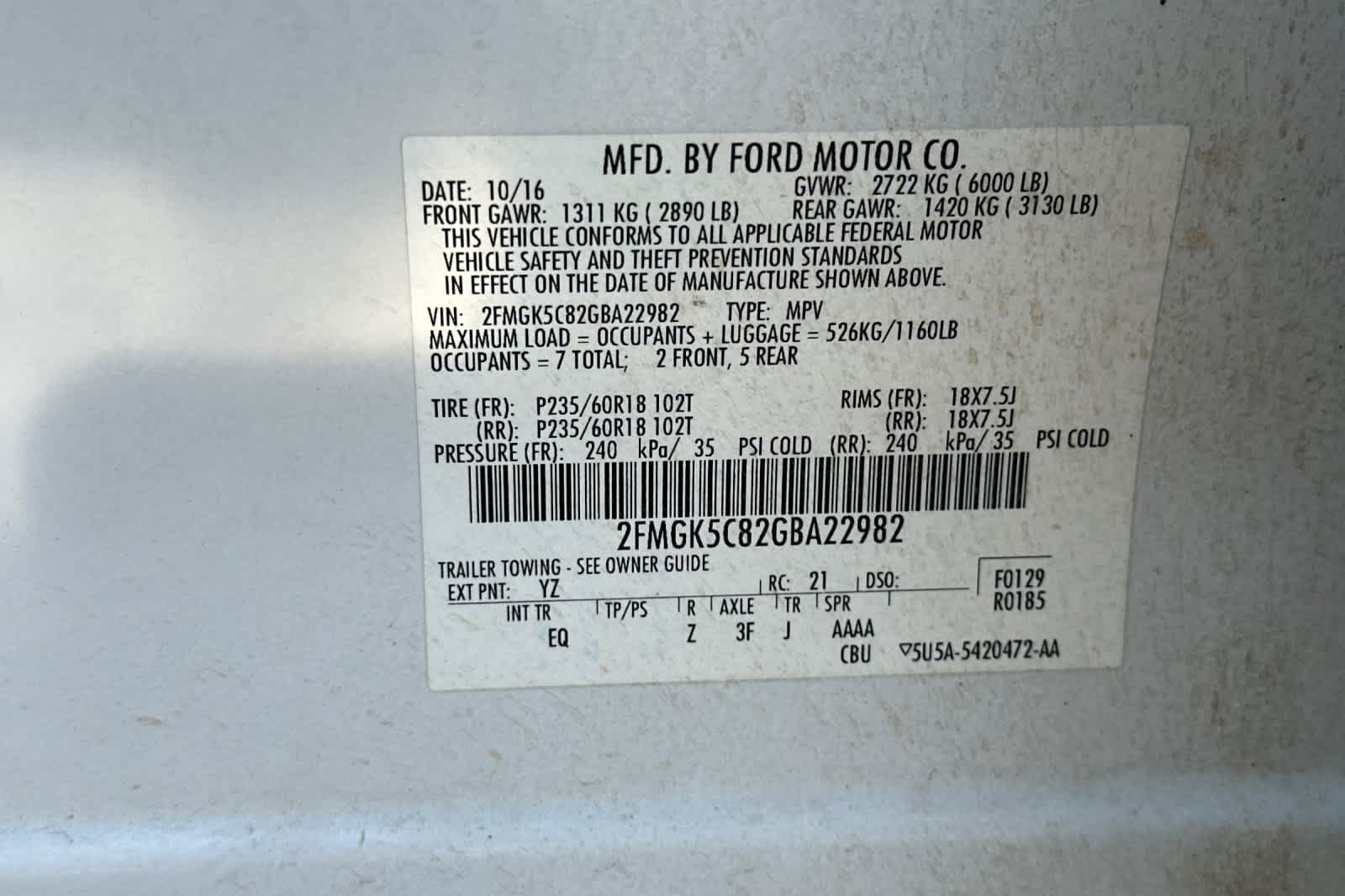 Used 2016 Ford Flex SEL FWD image 29