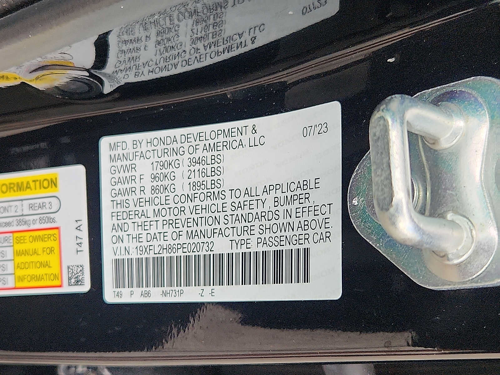 Certified 2023 Honda Civic Sport image 26