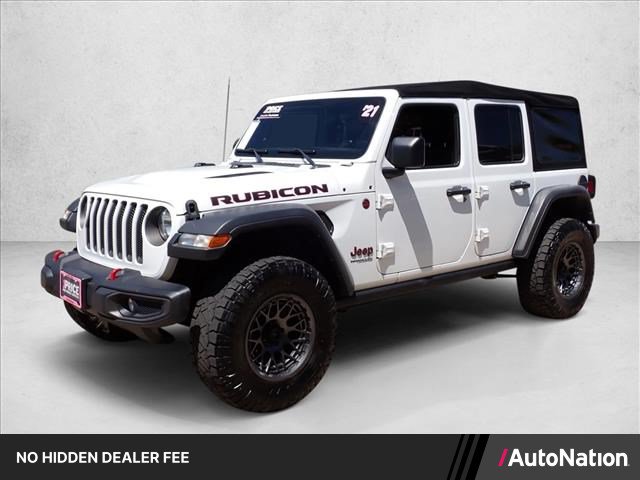 Used 2021 Jeep Wrangler Unlimited Rubicon w/ Cold Weather Group AWD/4WD image 1