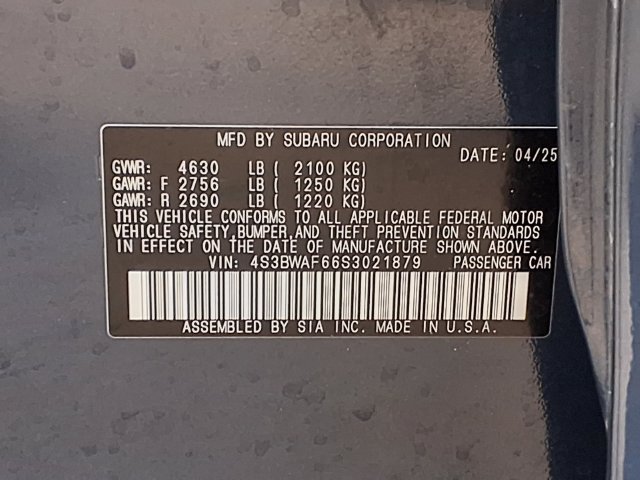 Certified 2025 Subaru Legacy Premium AWD/4WD image 10