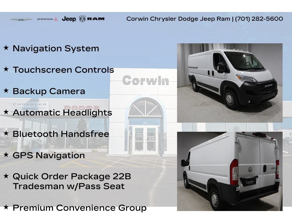 Used 2025 RAM ProMaster 2500 w/ Premium Convenience Group FWD image 8