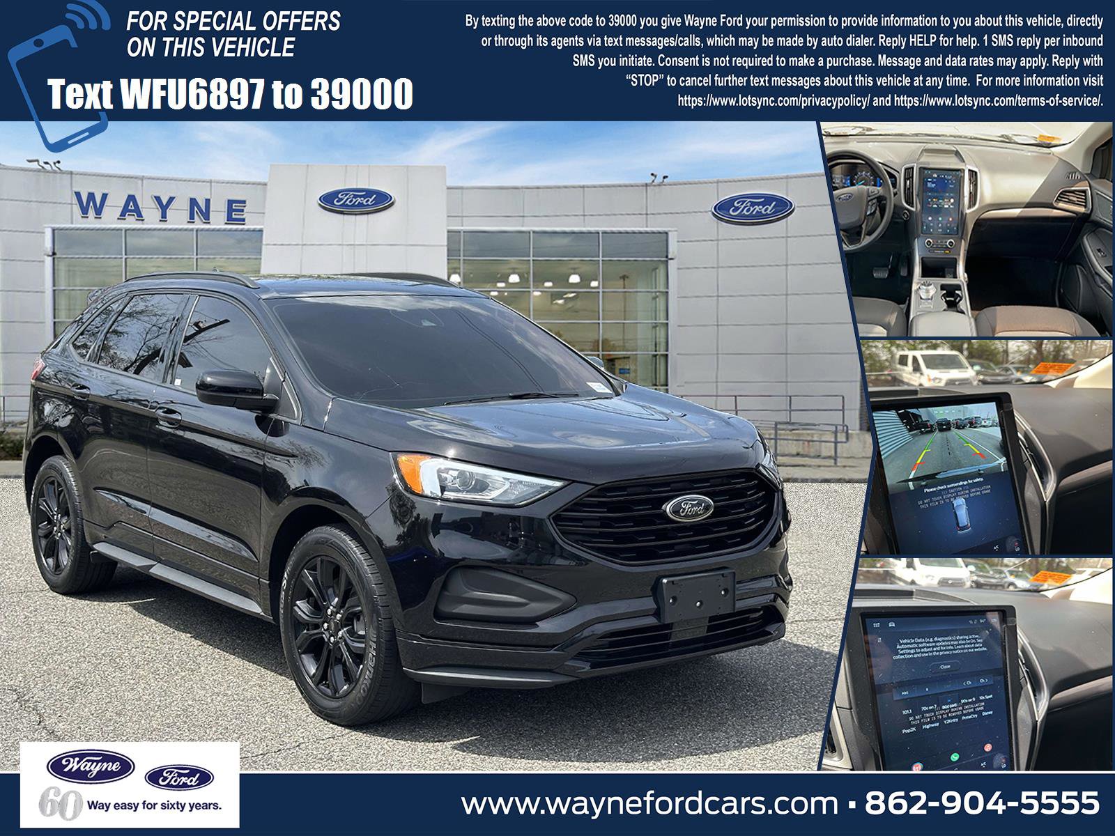 Used 2023 Ford Edge SE w/ Black Appearance Package AWD/4WD image 1