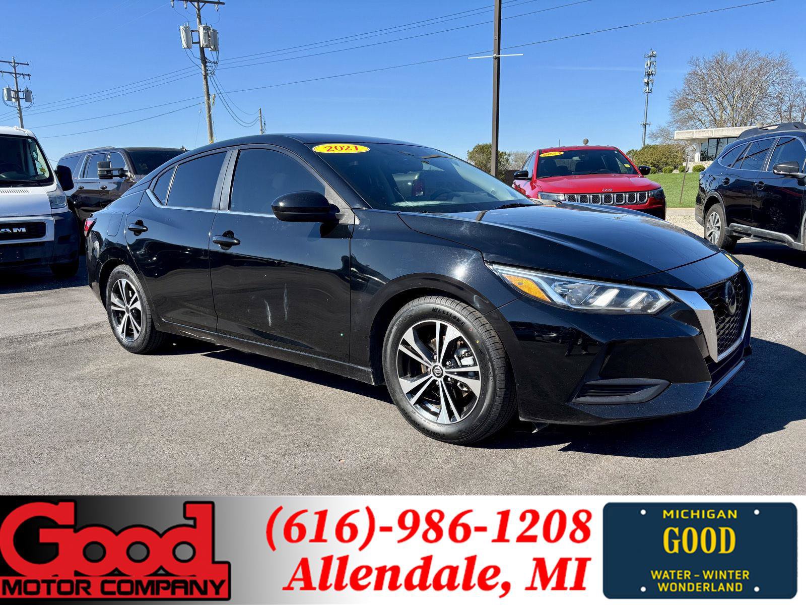 Used 2021 Nissan Sentra SV FWD image 1