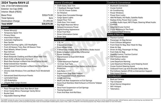 Used 2024 Toyota RAV4 LE image 27