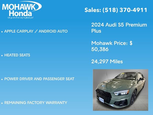 Used 2024 Audi S5 Premium Plus AWD/4WD image 14