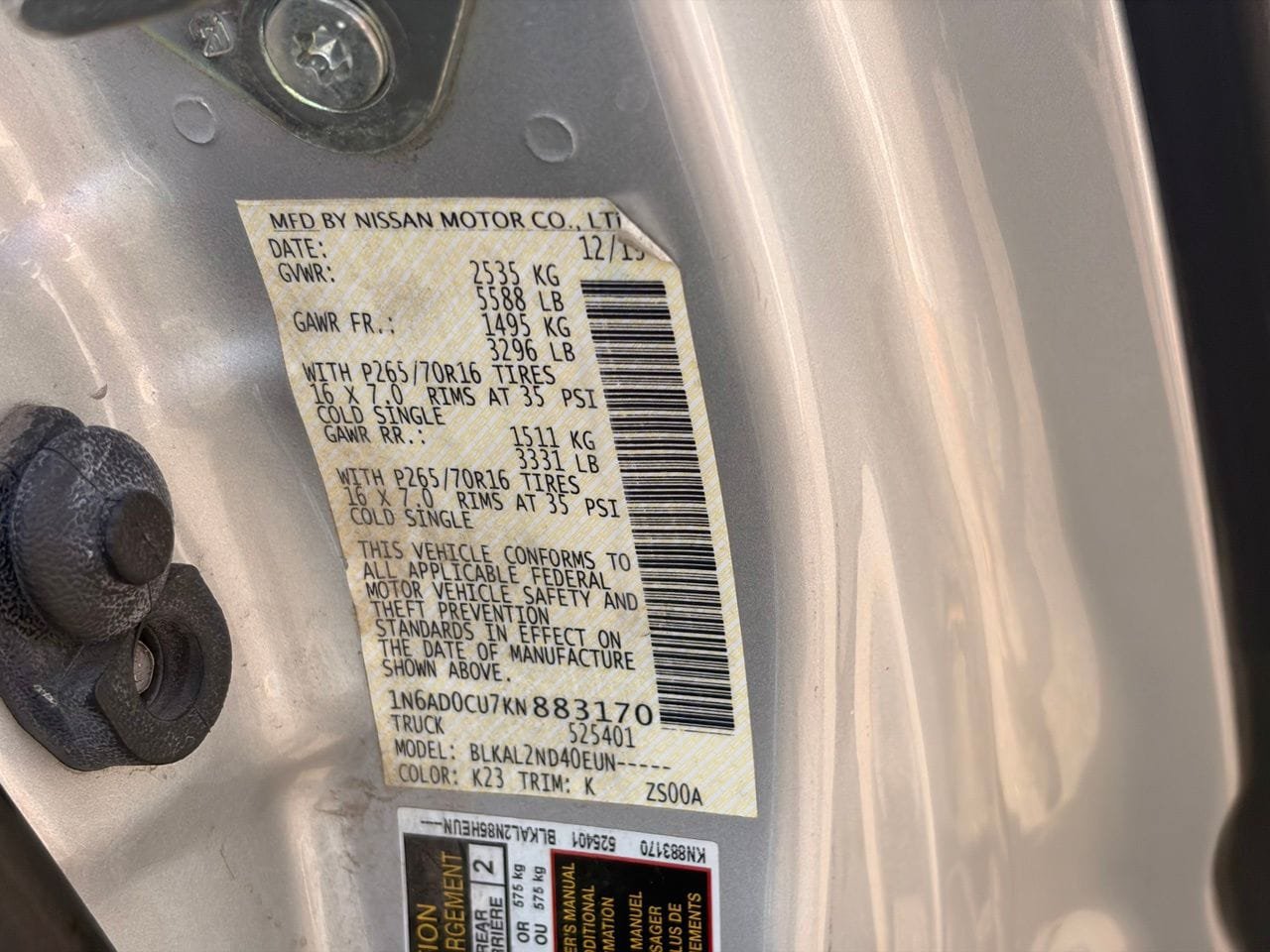 Used 2019 Nissan Frontier SV RWD image 26
