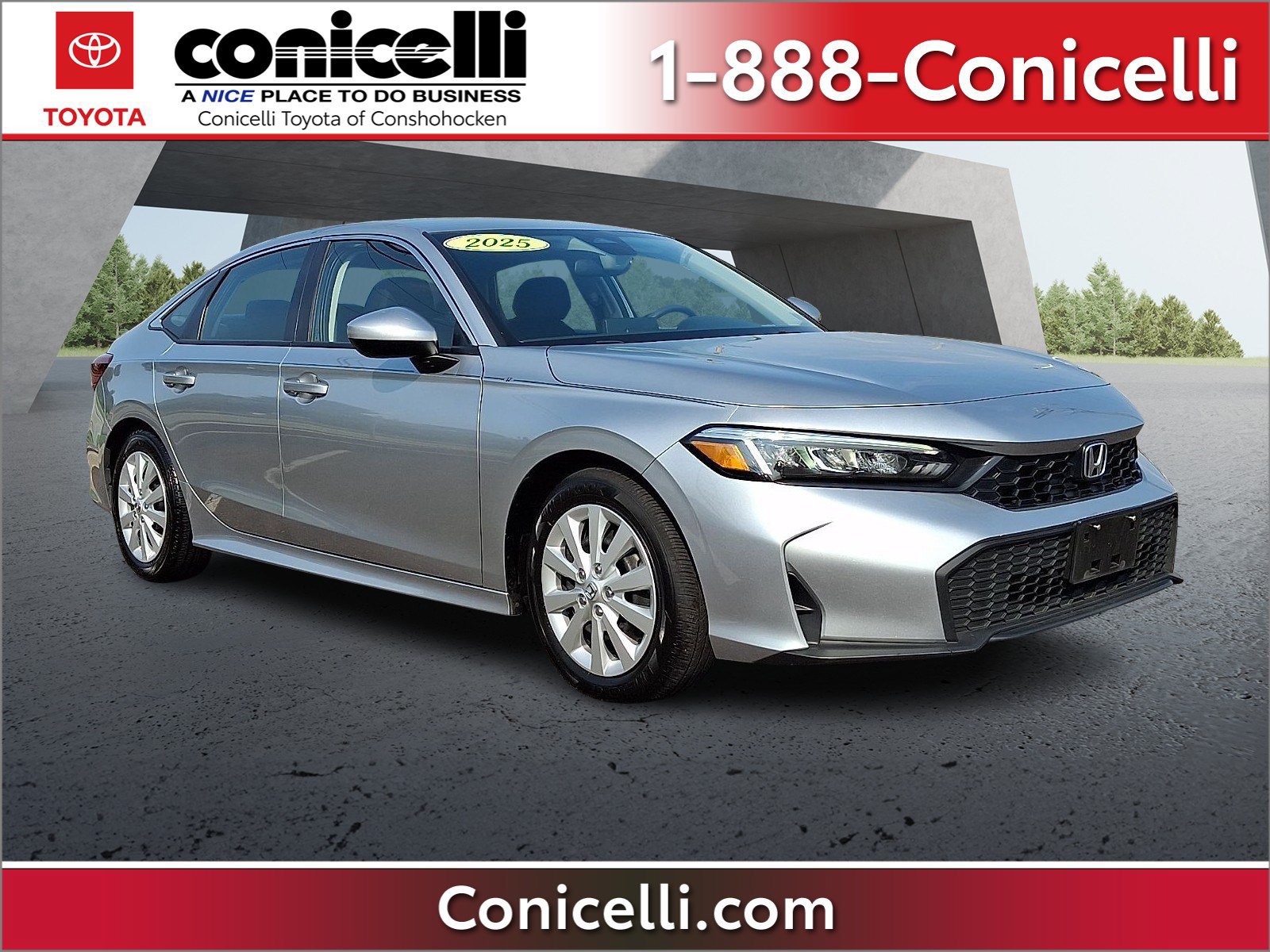 Used 2025 Honda Civic LX image 1