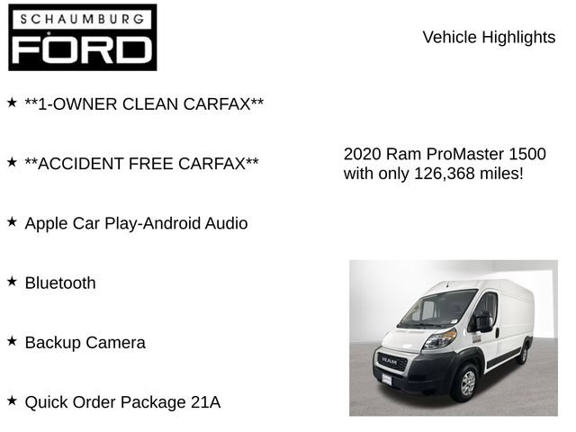 Used 2020 RAM ProMaster 1500 FWD image 7