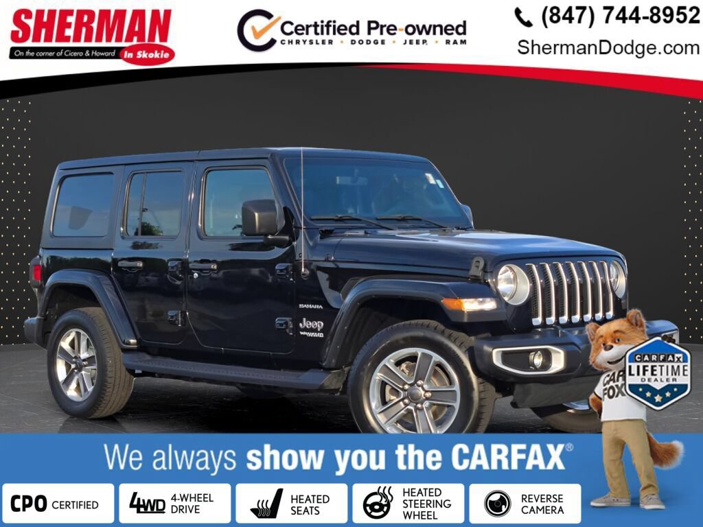 Certified 2019 Jeep Wrangler Unlimited Sahara