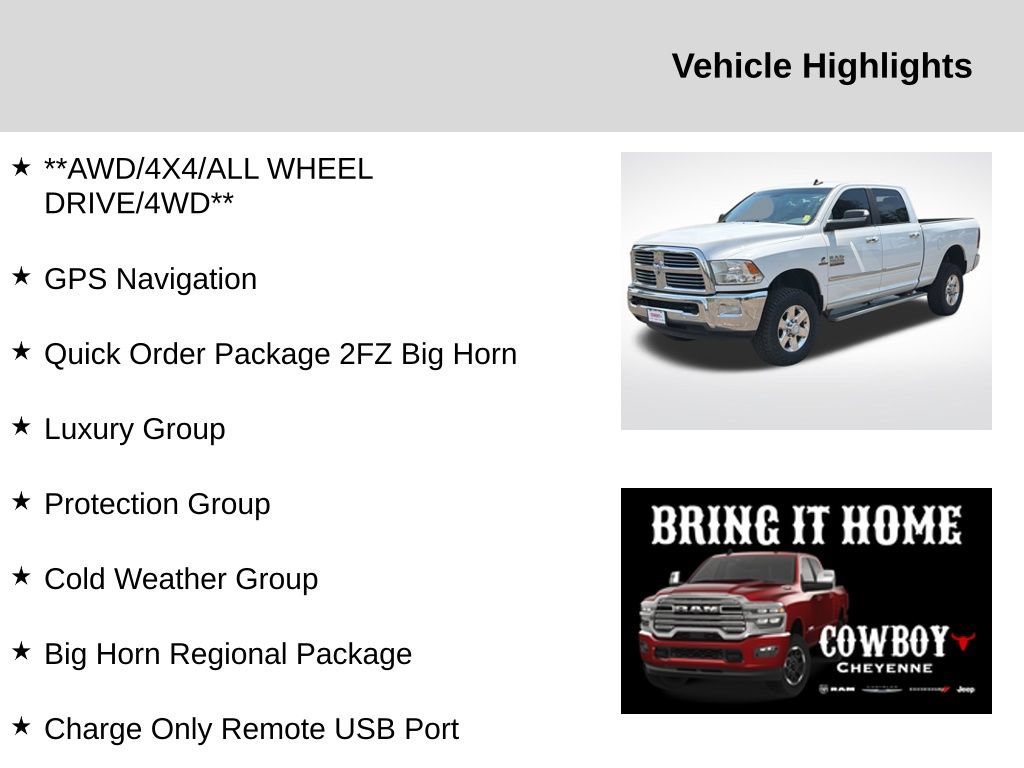 Used 2014 RAM 2500 Big Horn AWD/4WD video 2
