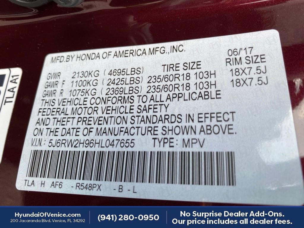 Used 2017 Honda CR-V Touring image 24