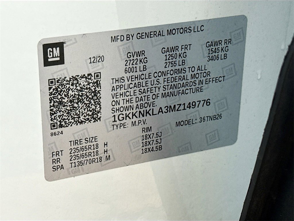 Used 2021 GMC Acadia SLE image 34