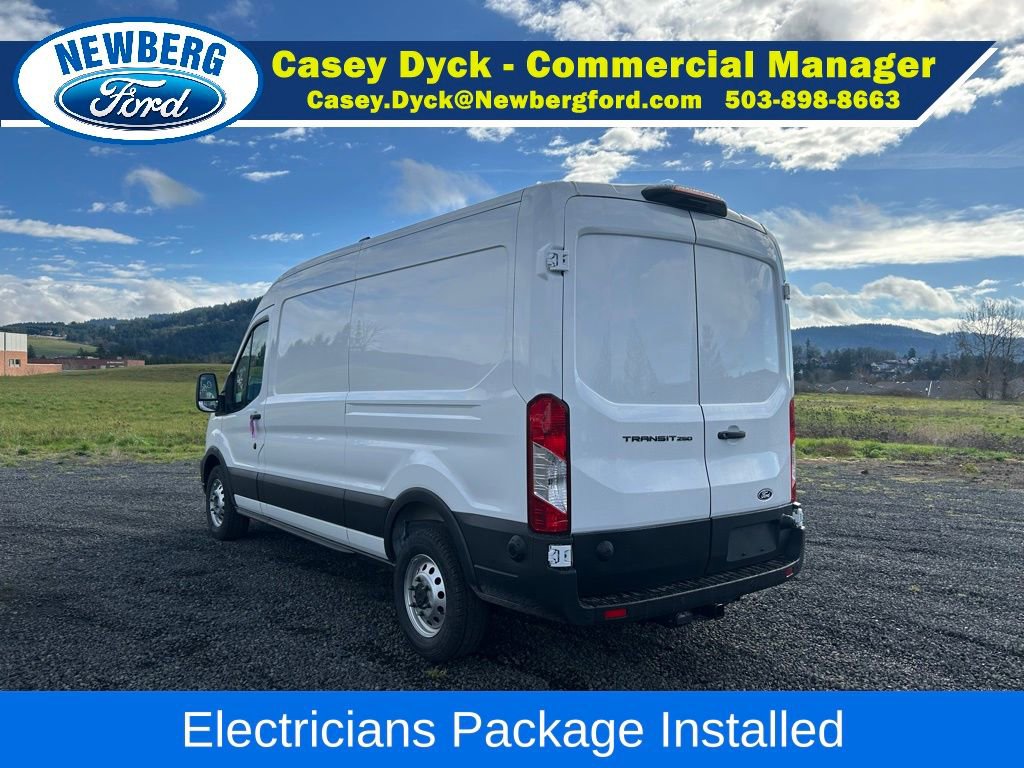 New 2026 Ford Transit 250 148 Medium Roof w/ Electrician Trade Package RWD image 8