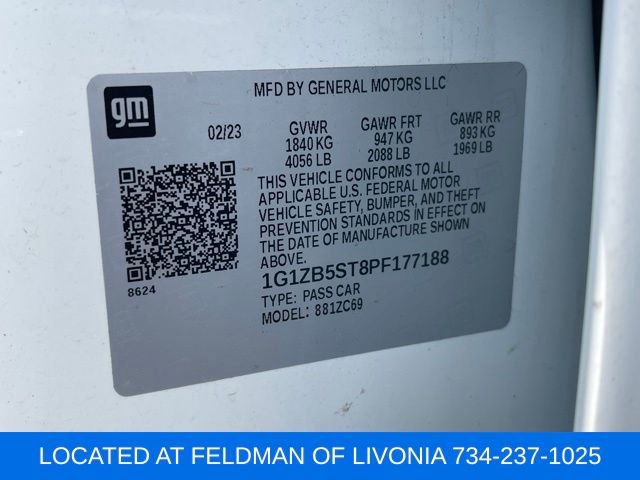 Used 2023 Chevrolet Malibu LS w/ LPO, Floor Liner Package image 10