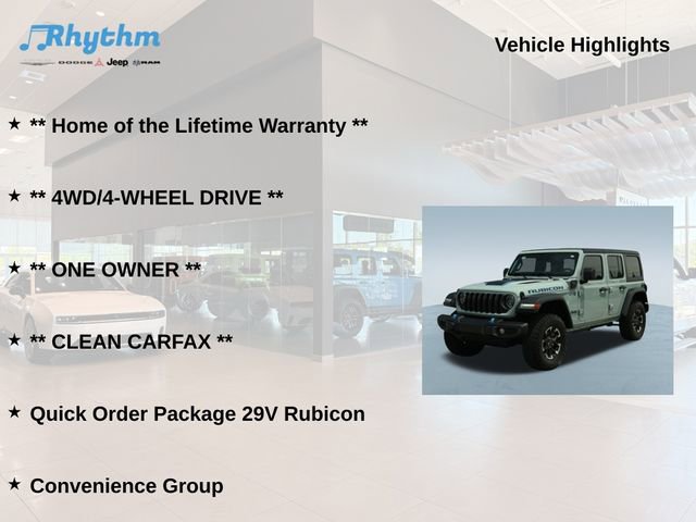 Used 2024 Jeep Wrangler Unlimited Rubicon 4xe w/ Convenience Group AWD/4WD image 5