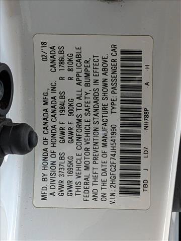 Used 2018 Honda Civic EX image 25