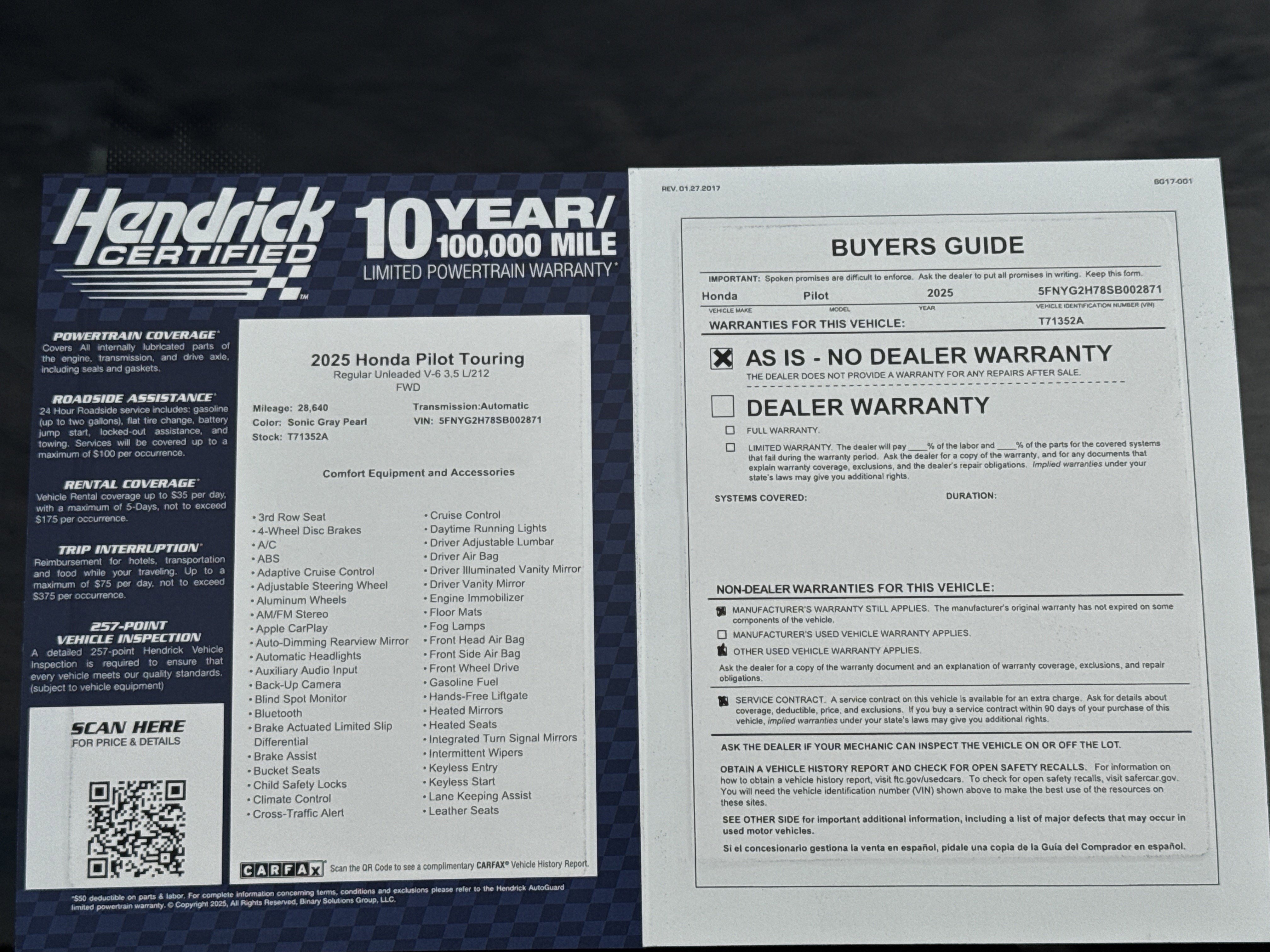 Used 2025 Honda Pilot Touring image 39