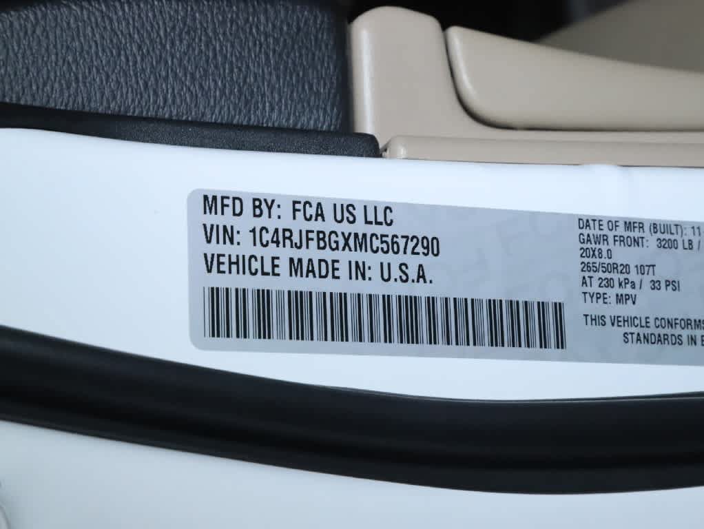 Used 2021 Jeep Grand Cherokee Limited w/ Luxury Group II AWD/4WD image 21