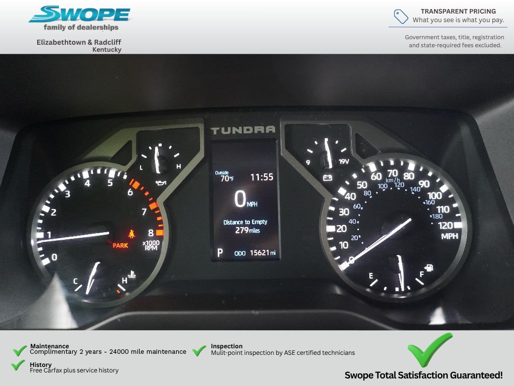 Used 2024 Toyota Tundra SR5 w/ SR5 Convenience Package AWD/4WD image 17