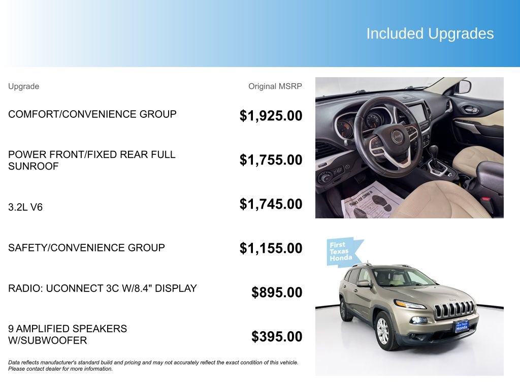 Used 2017 Jeep Cherokee Latitude w/ Comfort/Convenience Group image 5