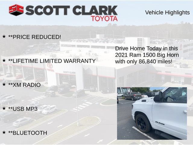 Used 2021 RAM 1500 Big Horn AWD/4WD image 13