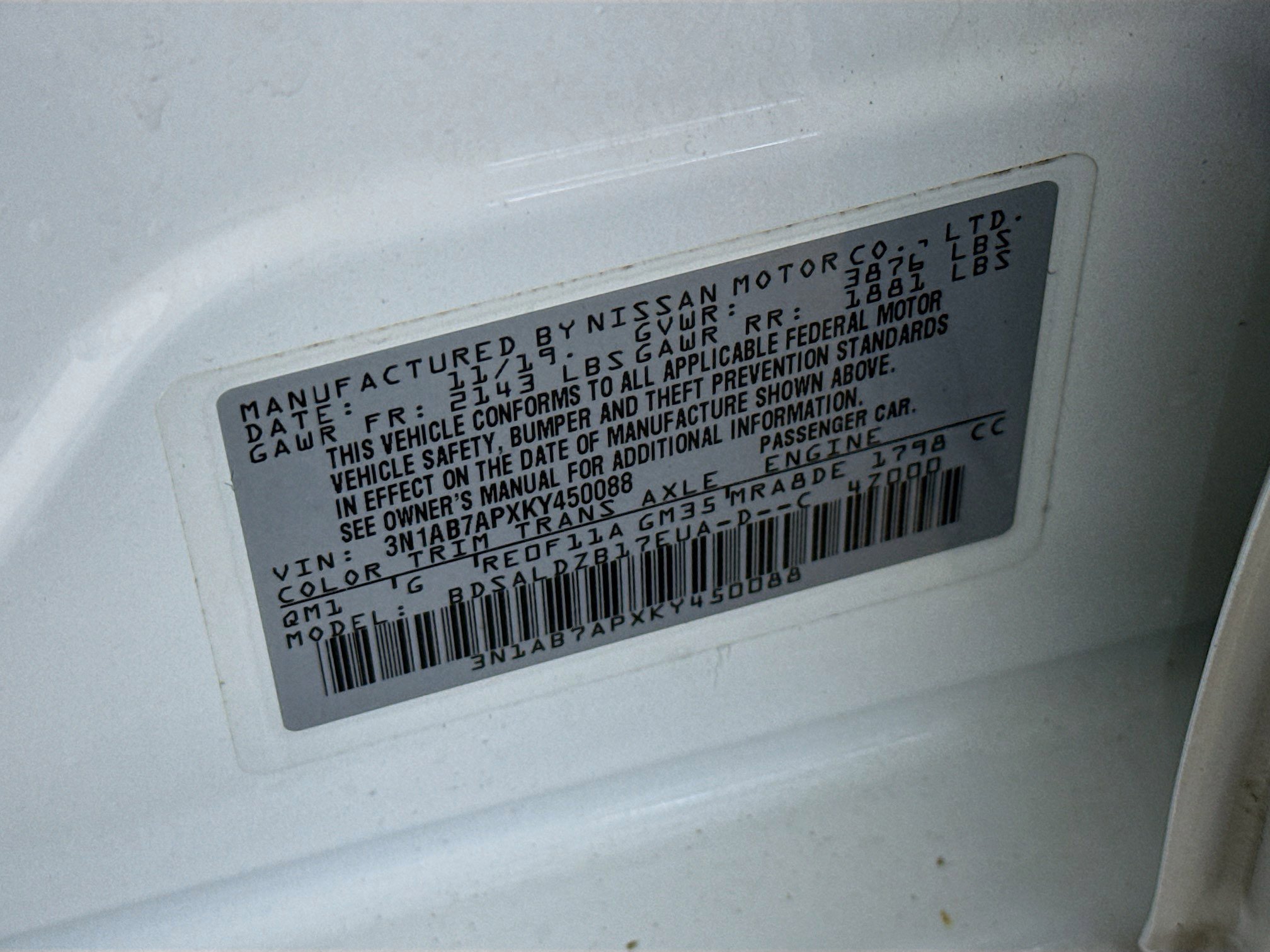 Used 2019 Nissan Sentra SV FWD image 36